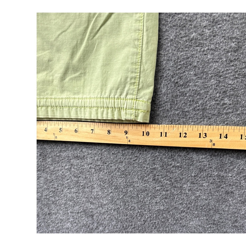 NWT American Eagle Baggy Jogger Womens 12 Lime Green Cargo High Rise Stretch - Picture 9 of 15